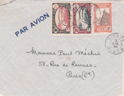 From Niger To France - 1938 - Covers & Documents