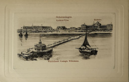Scheveningen // Wandelhoofd En Zicht Kurhaus En Villas Ca 1899 - Scheveningen
