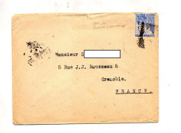 Lettre Cachet Sur Allegorie 2 1/2 + Grenoble - Kaap De Goede Hoop (1853-1904)