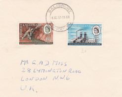 From Rhodesia & Nyasaland To UK - 1961 - Rhodésie & Nyasaland (1954-1963)
