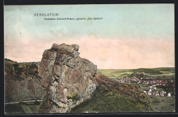 AK Gerolstein, Kolossale Dolomit-Felsen Genannt Die Sphinx  - Gerolstein