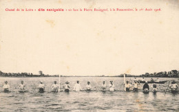 La Possonnière * Chenal De La Loire " Dite Navigable " En Face La Pierre Rossignol Le 1er Aout 1906 * LOIRE NAVIGABLE - Andere & Zonder Classificatie