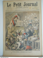 LE PETIT JOURNAL N°399 - 10 JUILLET 1898 - CHAMBRE DES DEPUTES CARICATURE - UN CADEAU DE MENELICK - 1850 - 1899