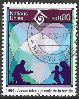 O.N.U. GENEVE - 1994 - ANNO DELLA FAMIGLIA - FR. 0,80 - USATO (YVERT 263 - MICHEL 243) - Gebraucht