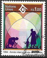O.N.U. GENEVE - 1994 - ANNO DELLA FAMIGLIA - FR. 1,00 - USATO (YVERT 264 - MICHEL 244) - Usados
