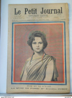 LE PETIT JOURNAL N°401 - 24 JUILLET 1898 - MUSE DE PARIS MELLE CUROT - AMBASSADEURS ABYSSINS A L'ELYSEE - Le Petit Journal