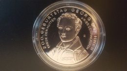 Deutschland 10 Euro Silber PP 200. Geburtstag Georg Büchner  Spiegelglanz - Allemagne
