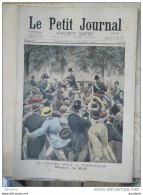 LE PETIT JOURNAL N°402 - 31 JUILLET 1898 - PROCES ZOLA - CHIENS DE CHASSE - ACCIDENT DE LA CORNICHE - CHEVAUX - 1850 - 1899