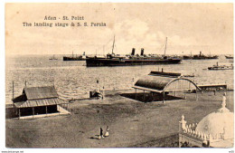 Yemen - Aden - St Point - The Landing Stage & S.S. Persia - Jemen