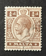 1919 Malta -  King George V - Used - Malta