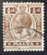 1919 Malta -  King George V - Used - Malta
