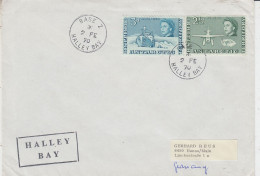 British Antarctic Territory (BAT)  Base Z Halley Bay Ca Base Z Halley Bay 2 FE 1970 (FG160) - Brieven En Documenten