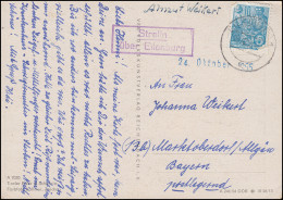 Poststelle Strelln über EILENBURG 6.10.1955 Auf AK Tiroler Erker In Scharnitz - Other & Unclassified