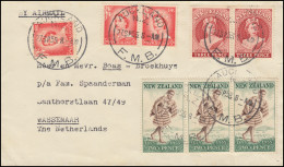 Neuseeland: 348 Jubiläum 100 Jahre Post / Postbote MiF Brief AUCKLAND 27.9.55 - Posta