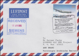 2450 Lufthansa DMS Project Office SIEMENS, EF Bf SSt Düsseldorf Flugzeug 1.4.05  - Other (Air)