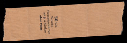 Banderole Für Versuchs-MH 16 Unfallverhütung - 1951-1970