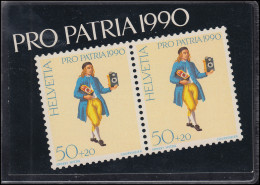 Schweiz Markenheftchen 0-87, Pro Patria Der Uhrenhändler 1990, ESSt - Markenheftchen