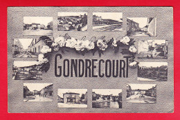 F-55-Gondrecourt-02P104  Multivues, 12 Petites Vues De La Ville, Cpa BE - Gondrecourt Le Chateau