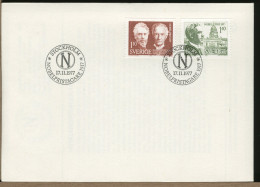 SVEZIA SVERIGE - FDC 1977  NOBEL - FDC