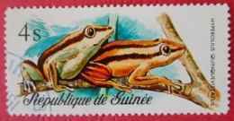 94 République De Guinée Faune Grenouilles Trace De Charnière - Grenouilles