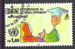 O.N.U. GENEVE - 1992 - SCIENZA E TECNICA - FR. 1,60 -  USATO (YVERT 233 - MICHEL 221) - Gebraucht