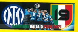 ITALIA 2021 NEW BOOKLET INTER CAMPIONE ITALIA CON CODICE BARRE NUMERATO 009 - Postzegelboekjes