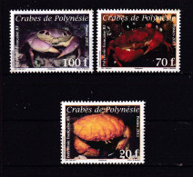 FRENCH POLYNESIA-2011-CRABS-MNH - Unused Stamps