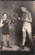 Carte Photo - Boxe - Boxeur - Garçon - Boxe