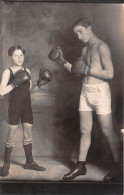 Carte Photo - Boxe - Boxeur - Garçon - Boxing