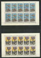 Tchécoslovaquie Feuillets De 10 Des Poste Aérienne  N° 68  Et 69    Neufs ( * )   B/TB  Voir Scans Soldé ! ! ! - Airmail