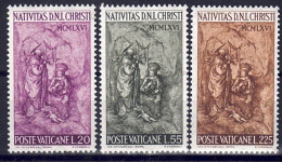 Vatikan 1966 - Weihnachten, Nr. 514 - 516, Postfrisch ** / MNH - Nuovi