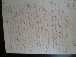 Vieux Papier Acte Notarial De 1810 - Collections