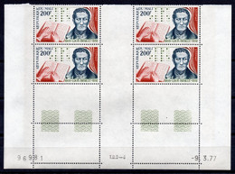 MALI 1977 - Block Of 4 - MNH - Dated Corner - Louis Braille - Cécité - Blindness - Blindheit - Ceguera - Cecità Blind - Behinderungen