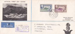 Antigua - Nelson's Dockyard Restoration - 1961 (FDC) - 1858-1960 Kolonie Van De Kroon