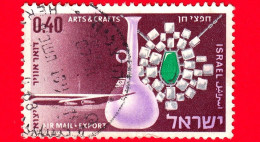 ISRAELE - Usato - 1968 - Esportazione Israeliana, Posta Aerea - Arti E Mestieri - Arts And Crafts - 0.40 - Used Stamps (without Tabs)