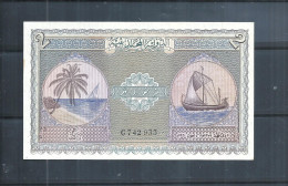 - Banconota Maldive Britanniche-1960 - Maldives