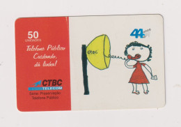BRASIL -  CTBC Public Telephones Inductive  Phonecard - Brazilië