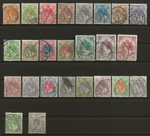 PAYS-BAS: Obl., YT N° 49 à 63 + 75A à 81A + 106, Tout Wilhelmine Sf N° 64, Le N° 76 Dt Crte, TB - Used Stamps