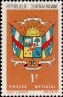 CENTRAFRICAINE -  Armoiries En Grandes Lettres - Timbres