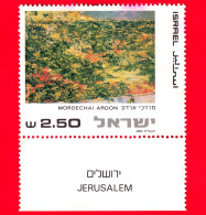 ISRAELE -  Usato - 1980 - Dipinti Di Gerusalemme - Paesaggi -  Mordechai Ardon - 2.50 - Oblitérés (avec Tabs)