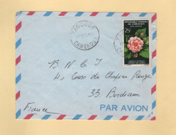 Cameroun - Yaounde - 1966 - Par Avion Destination France - Kamerun (1960-...)