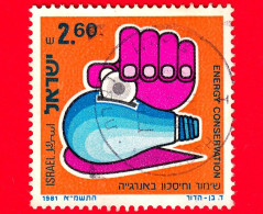 ISRAELE - Usato - 1981 - Risparmio Energetico - Energia - Energy Conservation - 2.60 - Gebraucht (ohne Tabs)