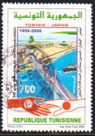 2006-Tunisie / Y&T 1578-50e Anniver. Des Relations Diplomatiques Tuniso-Japonaises- OBLI - Ponti