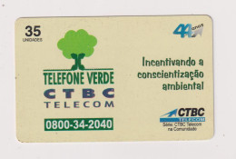 BRASIL -  CTBC Telefone Verde Inductive  Phonecard - Brésil