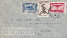 From Argentina To Belgium - 1945 - Briefe U. Dokumente