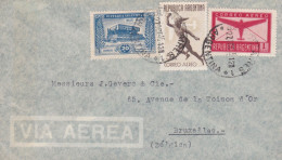 From Argentina To Belgium - 1945 - Lettres & Documents