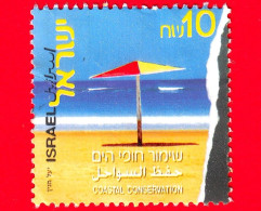 ISRAELE - Usato -  2001 - Protezione Dell'Ambiente - Spiagge - Coastal Protection - 10 - Used Stamps (without Tabs)