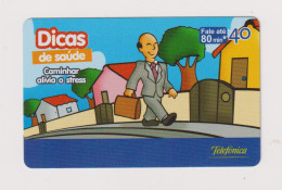 BRASIL -  Dicas De Saude Inductive  Phonecard - Brazil