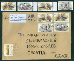 China 2022 Pigeon Dove Postal Traffic Letter - Lettres & Documents