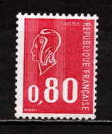 France N° 1816c**, N° Rouge - 270 -, Superbe - 1971-1976 Marianne (Béquet)